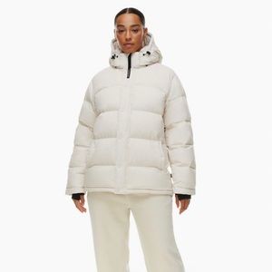 White Aritzia Supper Puff
